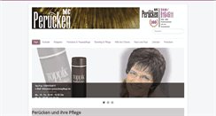 Desktop Screenshot of perueckenpflege.de